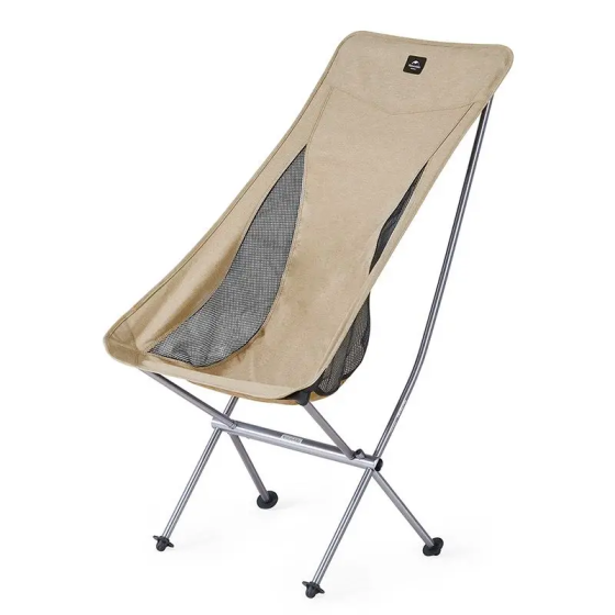 Складне високе крісло Naturehike YL06 Alu Folding Moon Chair NH18Y060-Z (Бежевий) Вінниця