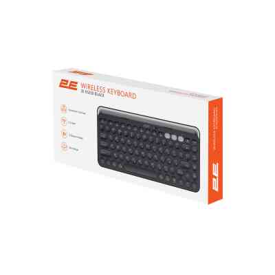 Клавіатура 2E KS250 Wireless USB/Bluetooth UA Black (2E-KS250WBK_UA) Вінниця