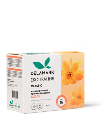 Пральний порошок Color DeLaMark 0,5 кг Київ