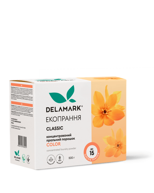 Пральний порошок Color DeLaMark 0,5 кг Київ - фото 1