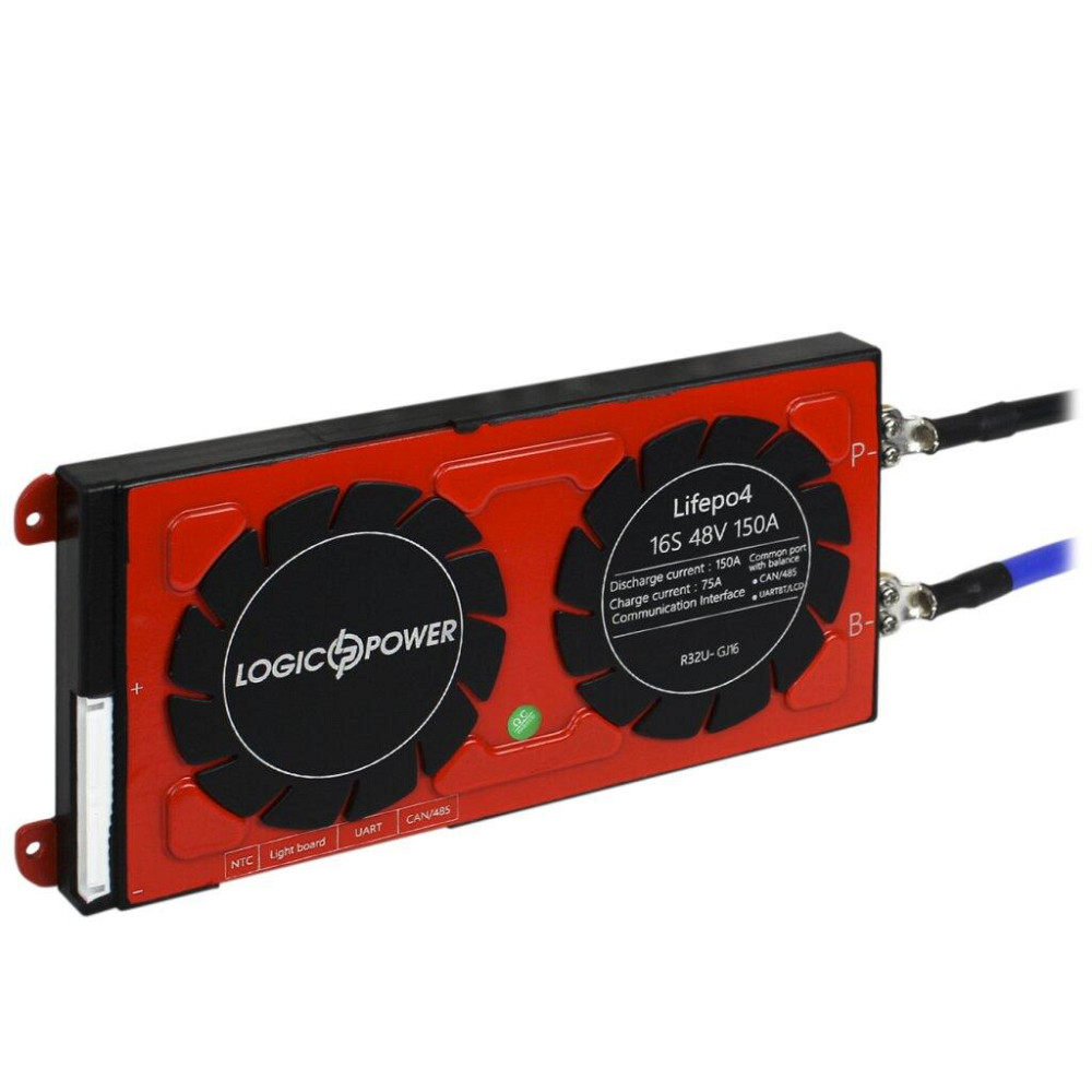 Smart BMS плата LP LiFePO4 48V 16S Dis 150A Ch 75A UART+RS485+CAN Киев - изображение 2