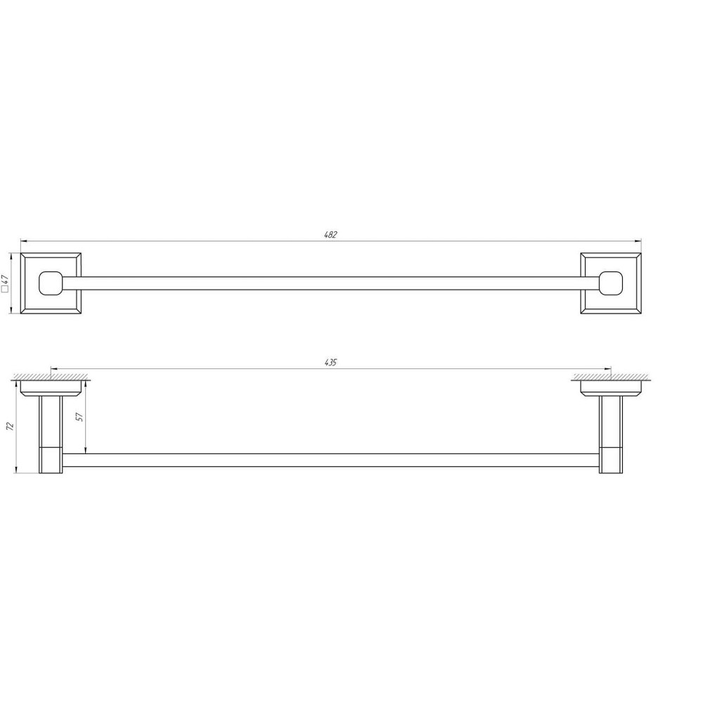 Тримач рушників TOPAZ TKB 9912/45 (000021225) Київ - фото 3