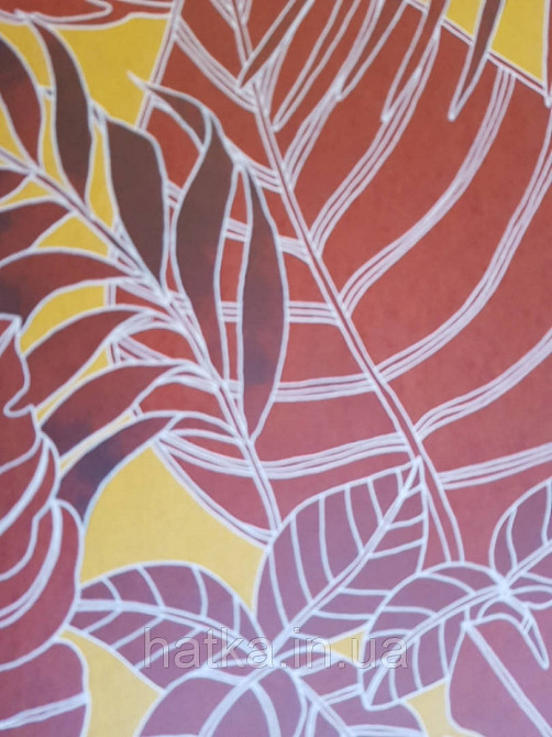 Шпалери флізелінові Khroma LAV107 LA VIE EN ROSE гілки листя бордові Київ - фото 2