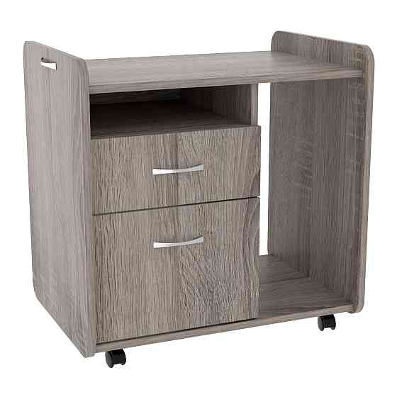 Тумба офисная ТМО-2, Дуб Сонома Трюфель, 650/450/650 Львов