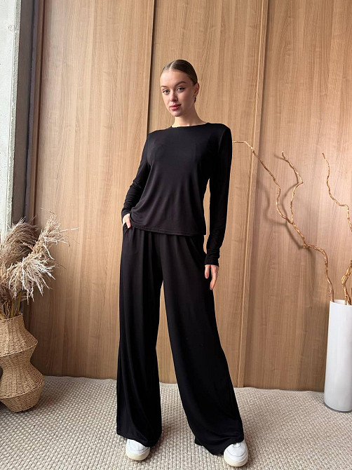 Женский базовый повседневный костюм из легкой вискозы Одесса - изображение 9