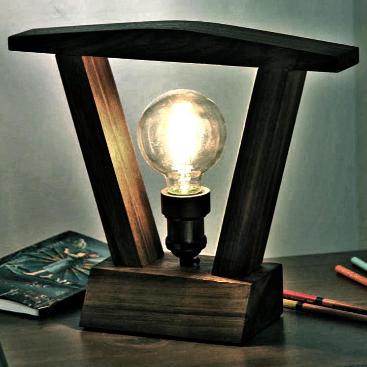 Світильник настільний "Сінгер" мокко Миколаїв - фото 1