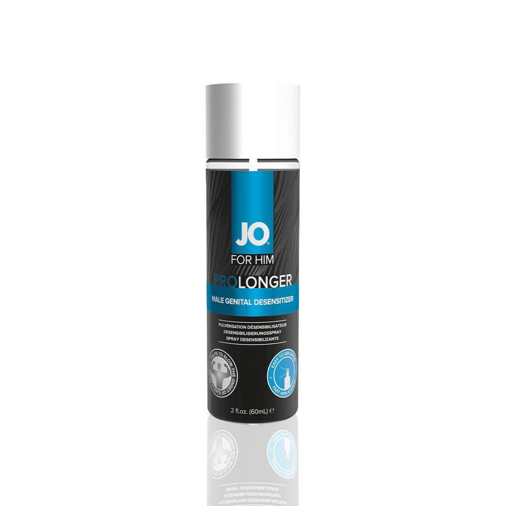 Пролонгувальний спрей JO Prolonger Spray with Benzocaine (60 мл) не містить мінеральних масел Sex Aura Київ - фото 1
