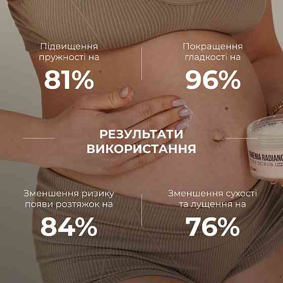 Cкраб з олією ксименії для попередження появи розтяжок Hillary Ximenia Radiance Body Scrub, 200 г Київ