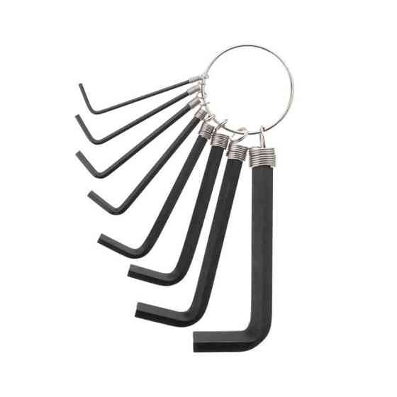 Набор ключей Г-образных шестигранных, 8 шт, 1,5-8 мм INTERTOOL HT-1841 Киев