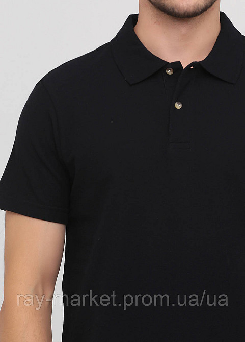 Поло базове Stedman Polo чоловіче чорне (ST3000-BLO) Київ - фото 4