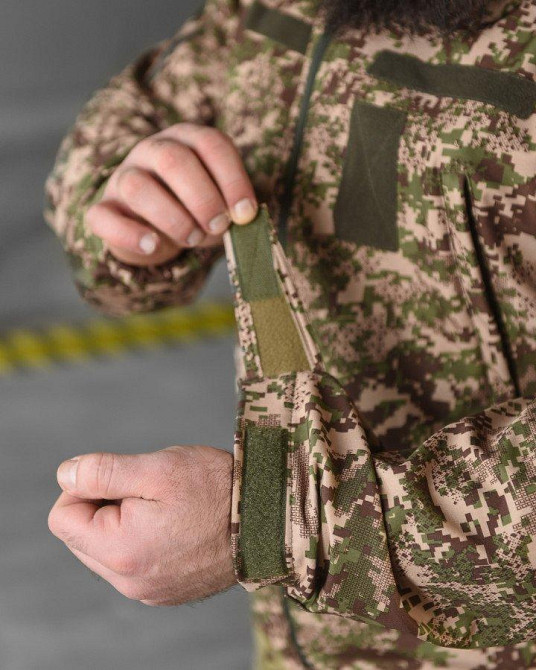 Весенняя тактическая куртка софтшел masad  хищник  ВТ6705 Одесса - изображение 7