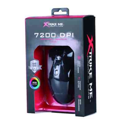 Мишка Xtrike ME GM-215 RGB-LED USB Black (GM-215) Вінниця