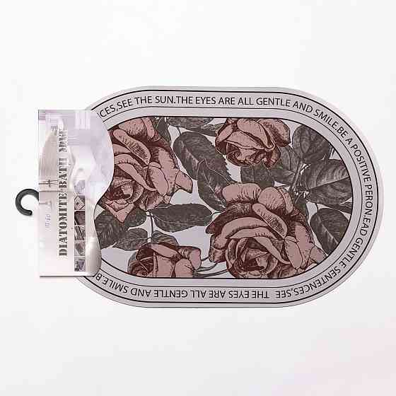 Діатомітовий овальний килимок Sentences 38×58 (см) вологопоглинальнючий HP-42-60 Коломия