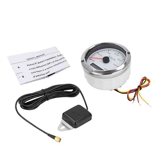 GPS-спідметр 60 км/год I GAUGE WPSP270-GPS-120W білий Черкаси
