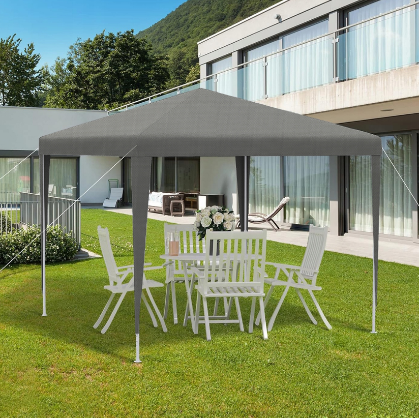 Павільйон садовий MalTec 3×3×1,9м GRAY (Польща) Київ - фото 9