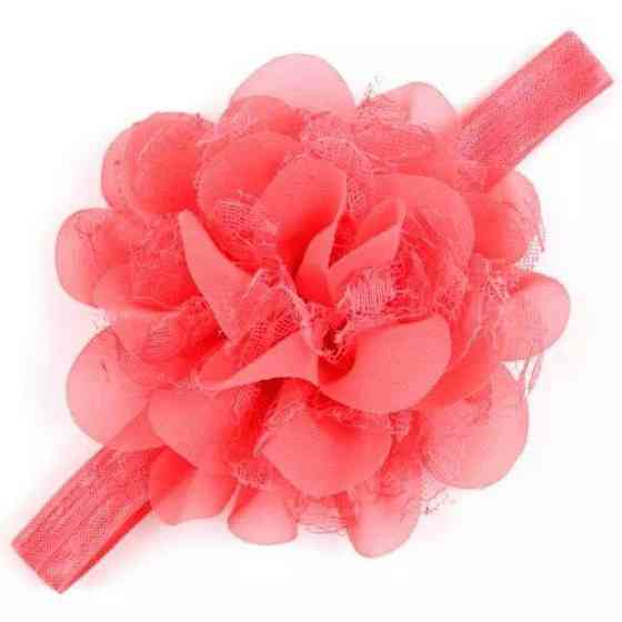 Дитяча коралова пов'язка - коло 40-50см, розмір квітки 10-11см Київ