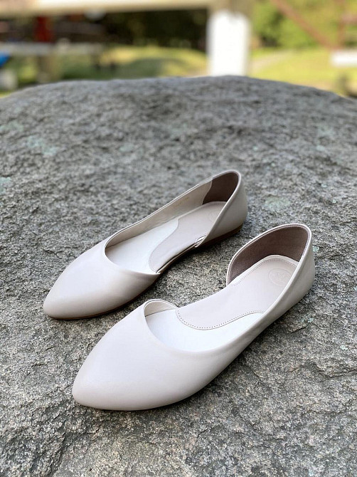 ALEX BELL Балетки жіночі ALEX BELL 700K-1-20AP бежеві (весна-осінь, шкіра натуральна) (3122) Коломия - фото 8