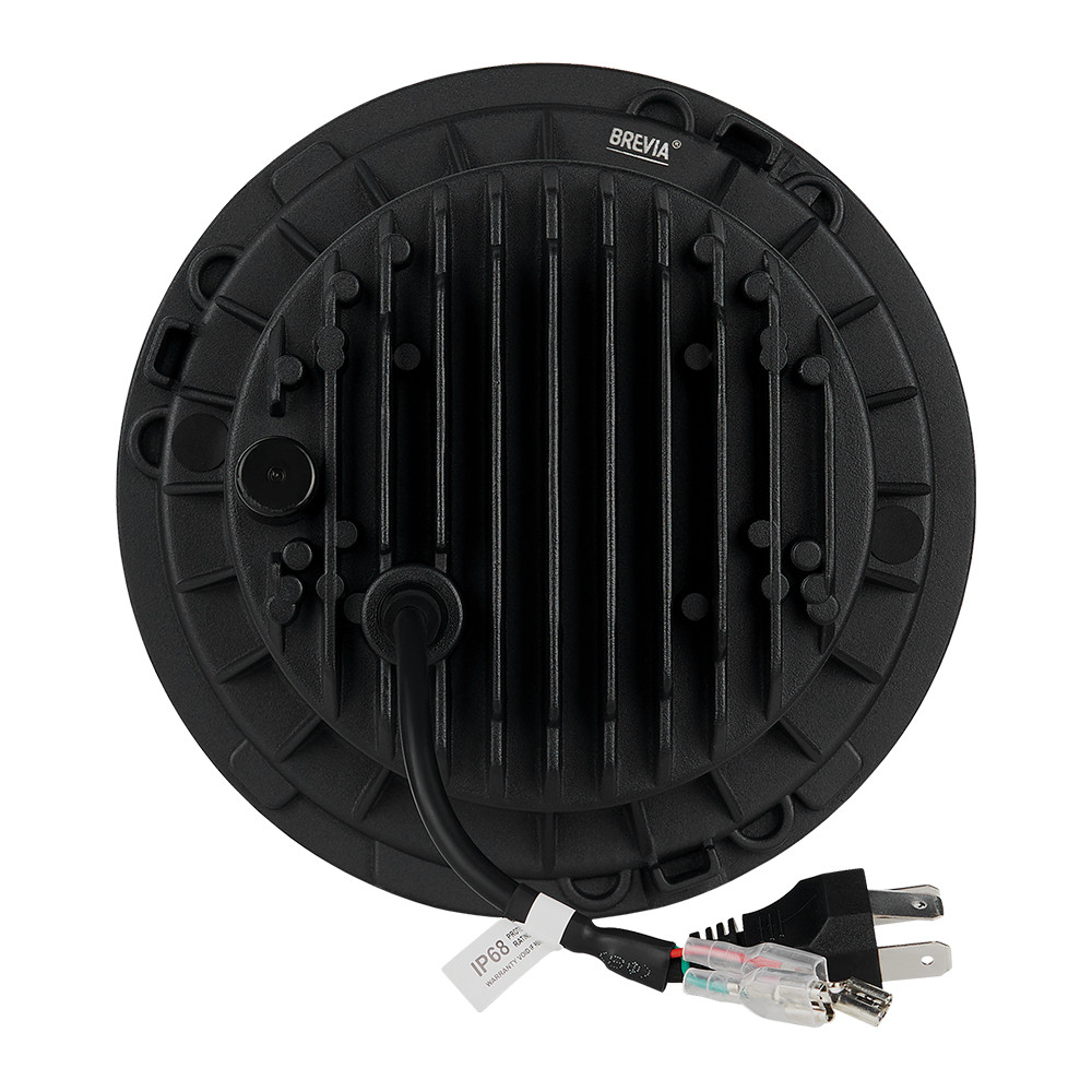Фара светодиодная Brevia 60W (4x5W ETI+DRL), 4800Lm/2160Lm, 6000K, 177x70мм 1шт Львов - изображение 3