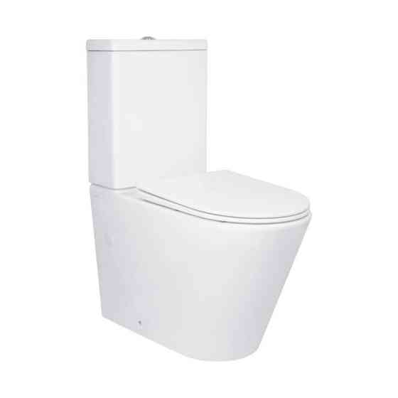 Унитаз напольный Qtap Swan Eco Ultra Quiet с сидением Soft-close 640x360x835 мм QTSWA27W48748 White Киев