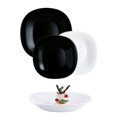 Сервіз столовий Carine Black&White 18 предметів N1489 Luminarc Житомир - фото 3