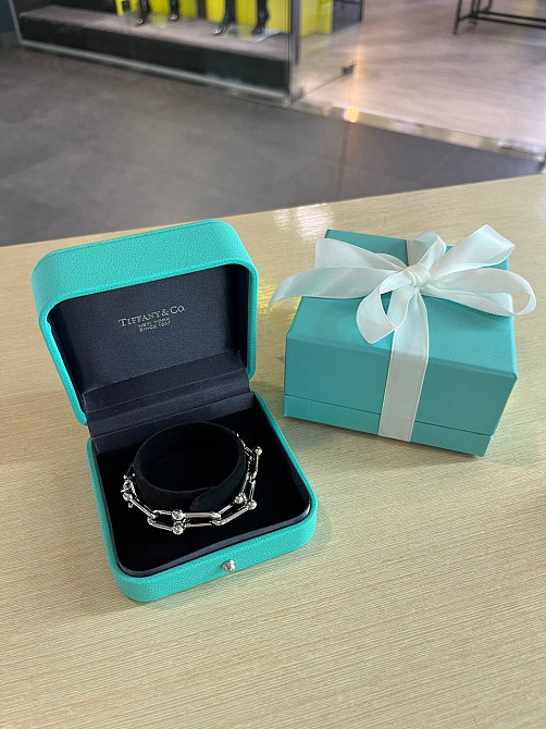 Tiffany / Тіффані подарункове паковання преміум під браслет — коробочка, зовнішня коробочка, пакет, мішечок, картка Одеса - фото 2