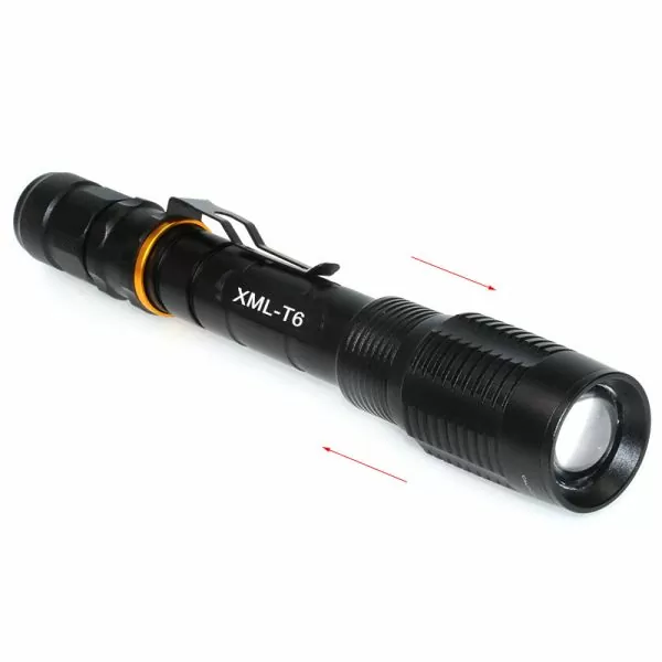 Ручной фонарик Bailong Police BL-2804-T6 + 2х18650 1000лм (5 режимов) с креплением для велосипеда Винница - изображение 4