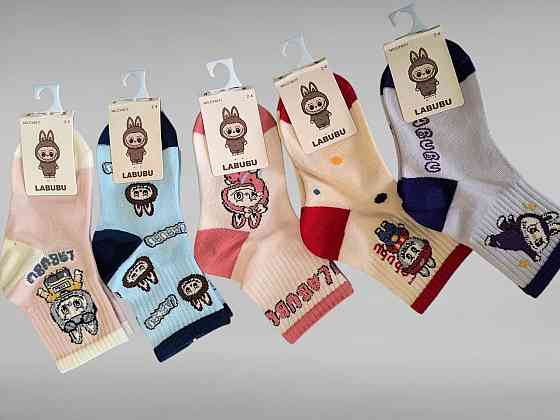 Шкарпетки дитячі в наборі з 5 шт. Labubu. Розмір за віком Київ