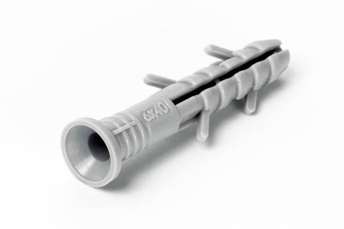 Дюбель швидкого монтажу 6*40 потай (пач 100шт) поліетиленовий APRO Рівне - фото 1