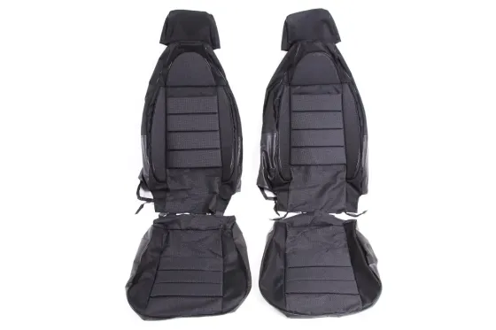 Чехли на сидіннях Los Avto-fortuna Пілот з паралоном чорні Вінниця