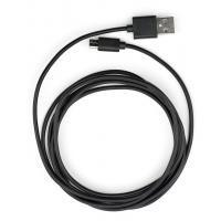 Дата кабель USB 2.0 AM to Micro 5P PVC 1.8m black Vinga (VCPDCM1.8BK) Киев - изображение 1