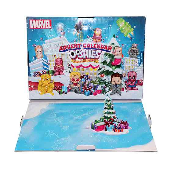 Набір ігрових фігурок Oоshies – Адвент-календар Марвел Дніпро
