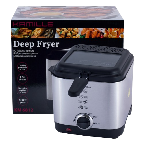 Фритюрниця електрична 1,5л 900W 6812 KAMILLE Житомир