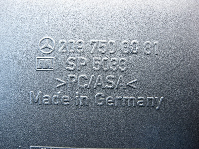 Mercedes-Benz  A2097500081 Накладка номерного знака CLK C209 Одеса - фото 3