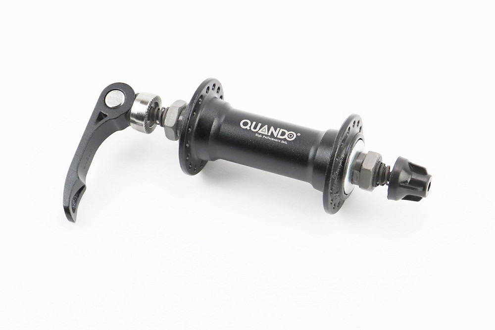 Втулка передня MTB алюмінієва 14Gx32H, V-brake, кріпл. ексцентрик, чорна KT-A15F Київ - фото 1