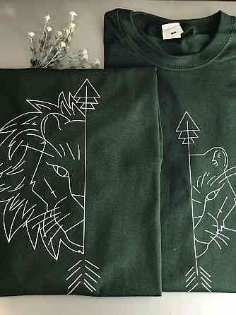 Парные футболки для парня и девушки - 