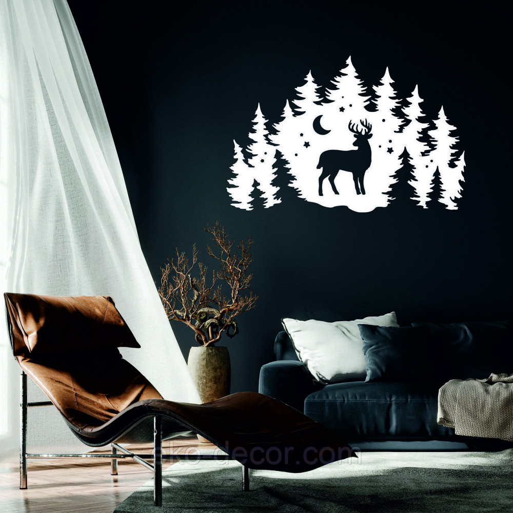 Декоративное настенное Панно «Новый год», Декор на стену 50*32 см, Белый Киев - изображение 3