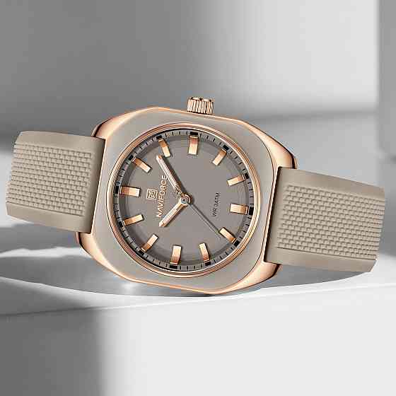 Годинник жіночий наручний Naviforce Mira Beige Flower (2 ремінці) Вінниця