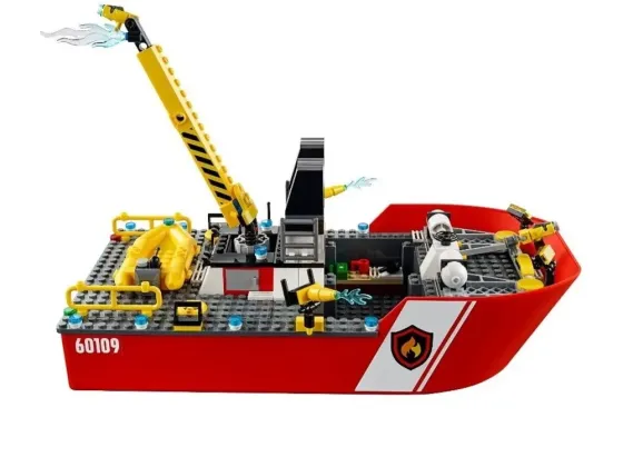 Конструктор Пожежний катер, 412 деталей сумісний із lego-лого Київ