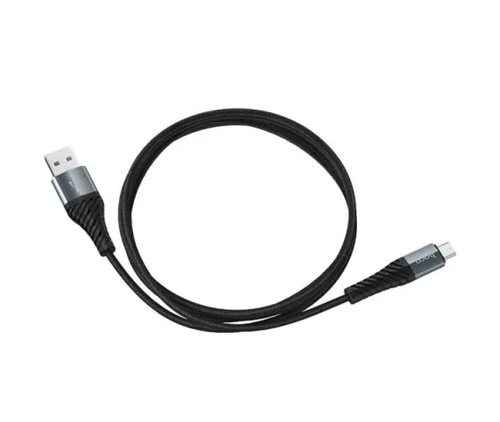 Кабель Hoco COOL DATA CABLE X38 USB to microUSB (v8) Быстрая зарядка Черный Киев