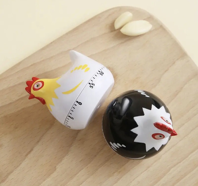 Таймер механічний для кухні, зворотній відлік, "Курочка жовта", кухонний таймер настільний, жовтий Київ - фото 5