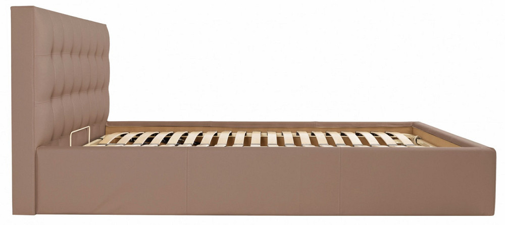 Ліжко Chester VIP 140 х 190 см Fly 2213 З додатковою металевою цільнозварною рамою Світло-коричневий Київ - фото 8