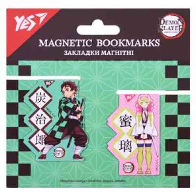 Закладки для книг Yes магнітні Demon Slayer Nezuko 2шт (708279) Вінниця