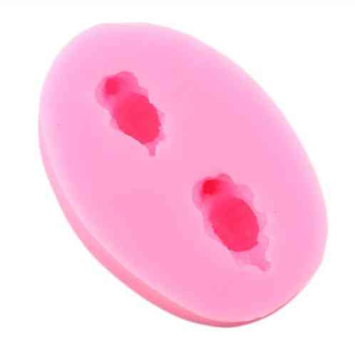 Молд силиконовый Улитки 54 на 36 мм розовый Киев