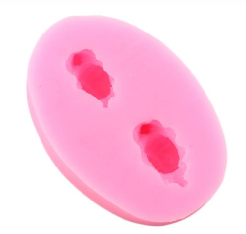 Молд силіконовий Равлики 54 на 36 мм рожевий Київ - фото 3