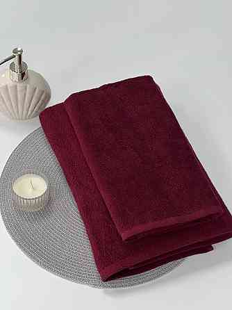 Полотенце банное Ideal Textile махровое 70х140 см 450 г/м2 Бордо 1 шт Черновцы