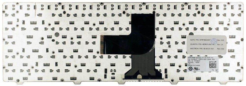 Клавиатура для ноутбука Dell XPS 15 (L502X) Black, (Black Frame) RU Вінниця - фото 3