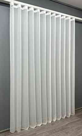 Тюль VR-Textil Вуаль 1831т Шифон однотонний Кремовий 500х260 см (43-291) Київ