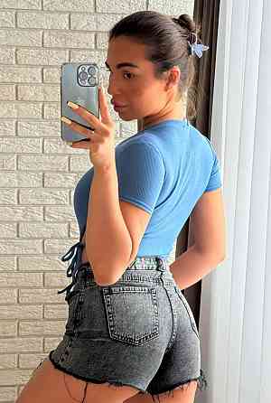 Женский привлекательный боди с завязками по бокам турецкий рубчик Джинс Одесса