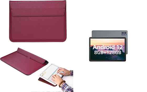 Чохол-конверт VitoCase для Jumper EZpad M10SE, з функцією підставки для планшета Бордовий Київ
