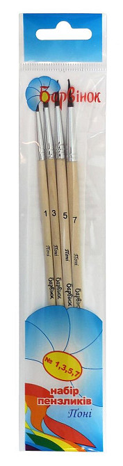 Набір пензликів поні 